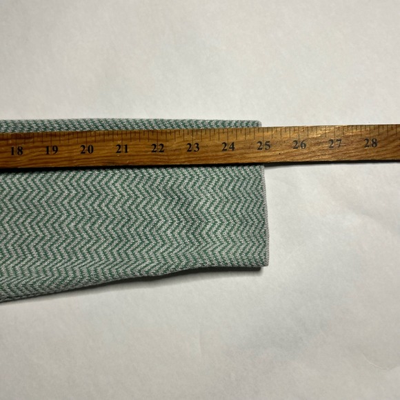 J Jill Womens Knit Blazer Cardigan Jacket Light Green Herringbone Button Front L - Picture 4 of 7